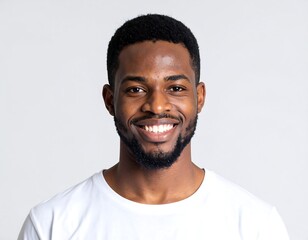 Obraz premium Portrait of a smiling young man