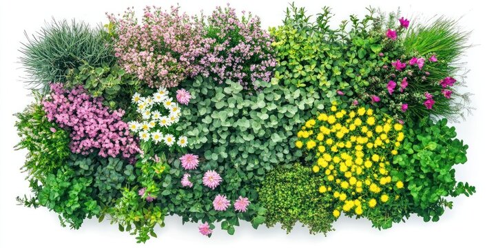 Garden flower bed flowers nature plants.