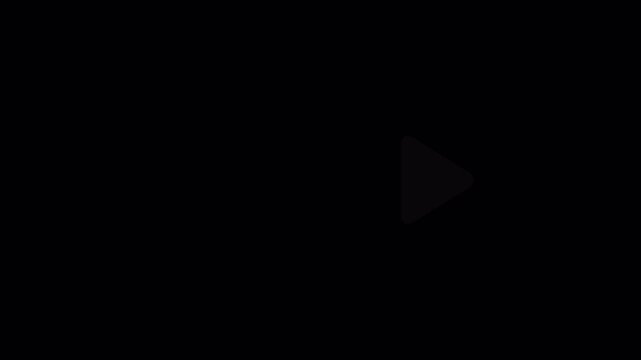  arrow moving forward animation on transparent background. left to Right directional arrow loop animation with alpha channel in 4k.
