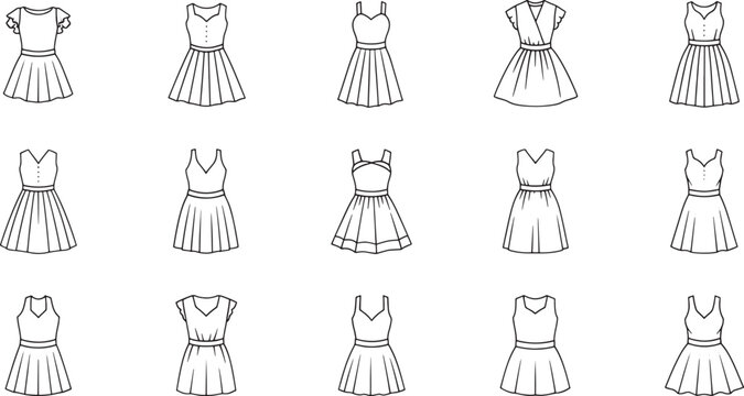 Black and white of women in long dresses and headscarves long sleeves full length