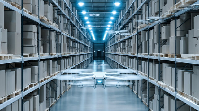 Smart Warehouse Technology: Drone Automation for Efficient Inventory and Logistics Management