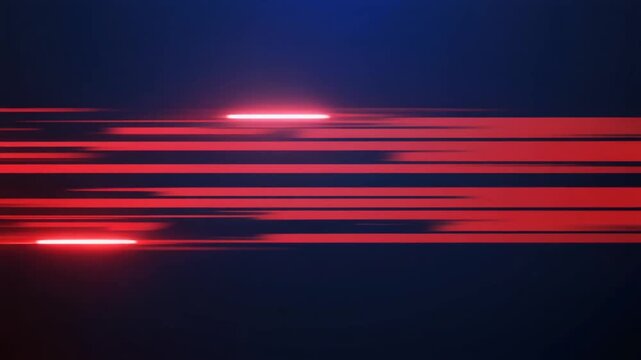 Breaking News Red Flash Alert Sweep on Dark Blue Background &mdash; Broadcast Ready