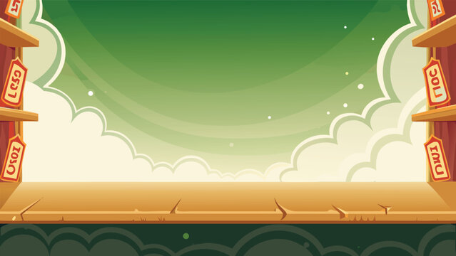 Limited Shelf Scene Vector Illustration of