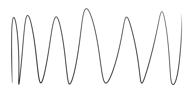 A primitive representation or pattern of energy or electromagnetic wave that changes or moves.