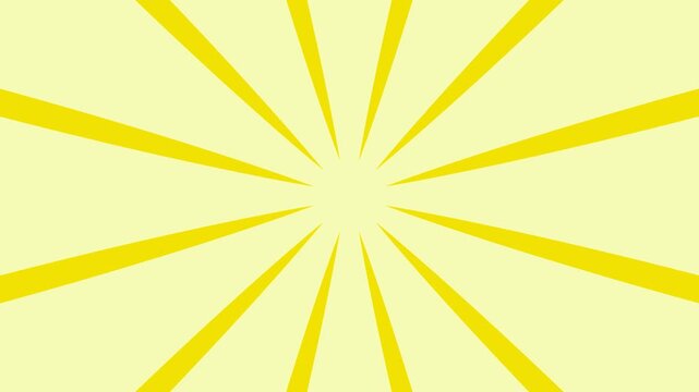Starburst Yellow Abstract Backgrounds Rotation Animation Loop