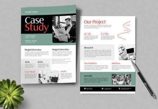 Modern Business Case Study Report Layout