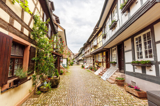 Gegenbach oldtown oldcity innercity city tower houses