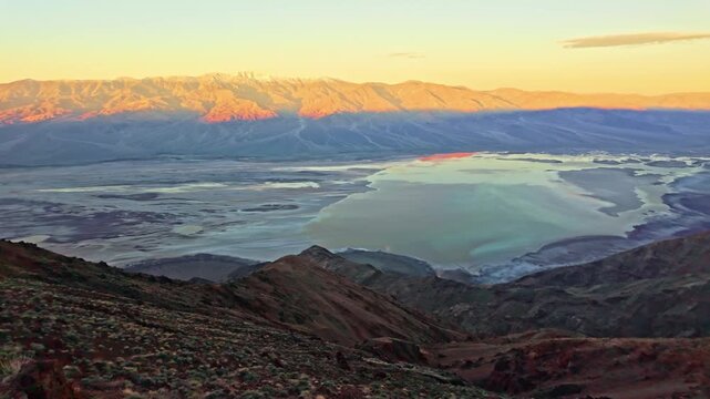 Dante View Sunrise Peaks Death Valley California
