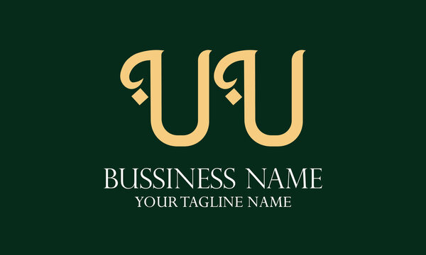UU U uu initial logo | initial based abstract modern minimal creative logo, vector template image. luxury logotype logo, real estate homie logo. typography logo. initials logo