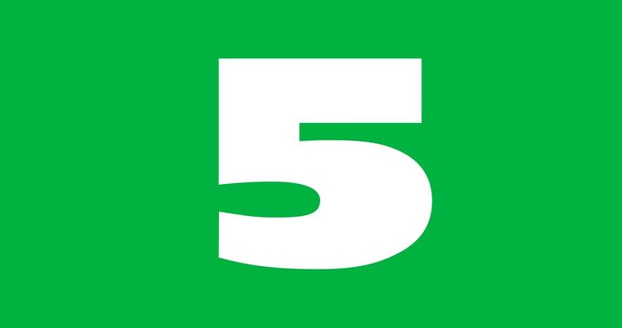 Countdown from ten to one