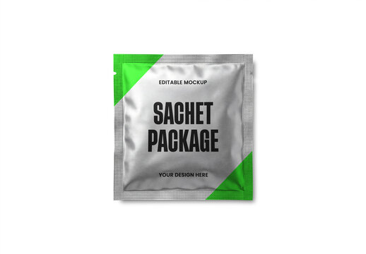 Sachet Pouch Packaging Mockup