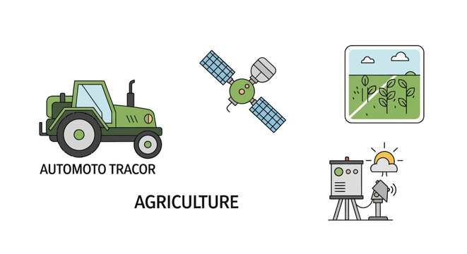 Tractor for farming and agriculture work.