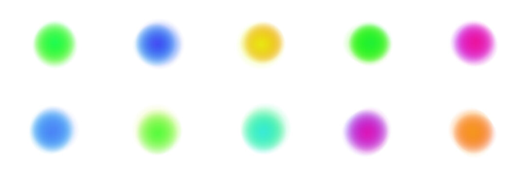 Abstract blurred colorful bokeh dots for sensory processing disorder therapy