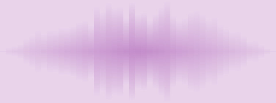 Purple Sound Wave Visualization for ASMR and Sleep Meditation Audio