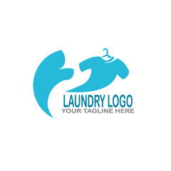 Obraz premium Laundry Logo, Dry Cleaning Logo, Creative laundry logo Vector