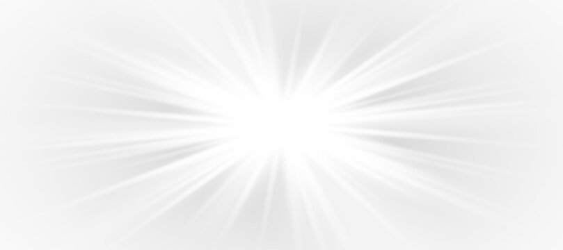 Fantasy light rays with glitter effects, glowing particles and rainbow spectrum shine, abstract overlay background with radiant illumination and vibrant design