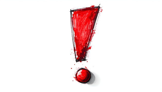 A vibrant exclamation of urgent significance