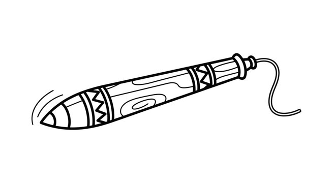 Electric Dremel Rotary Tool Illustration