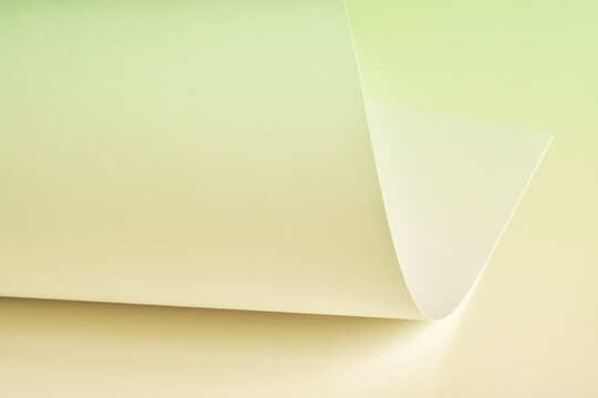 A sheet of paper in soft pastel colors.