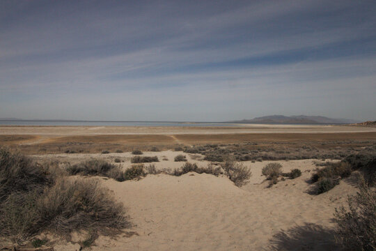  Antelope Island Utah State Park Sunny Spring Hiking Views 