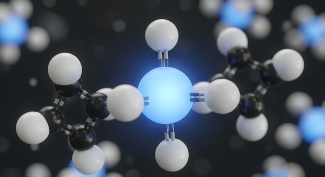 Molecular Structure Visualization - Atoms and Bonds in Detail.