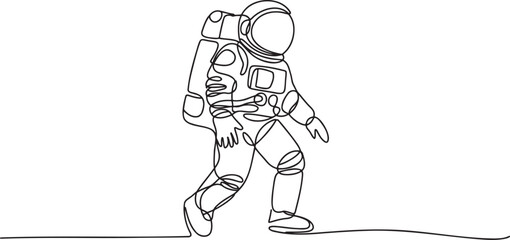 Fototapeta premium 0001_1_a-minimalist-line-drawing-of-an-astronau_KBqtv0a4RMW2dgwOUPc6Xw_VA-FxCPOSiWOrj3H3tsWzQ_cover_traced