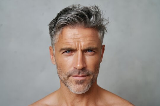 Haartransplantation an einem &auml;lteren Mann