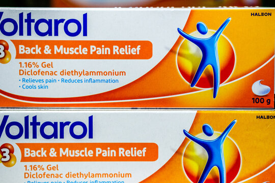 Close-Up Image of Voltarol Gel Pain Relief Medication