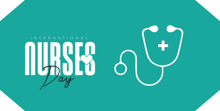 International Nuse day typography in stylish banner.
