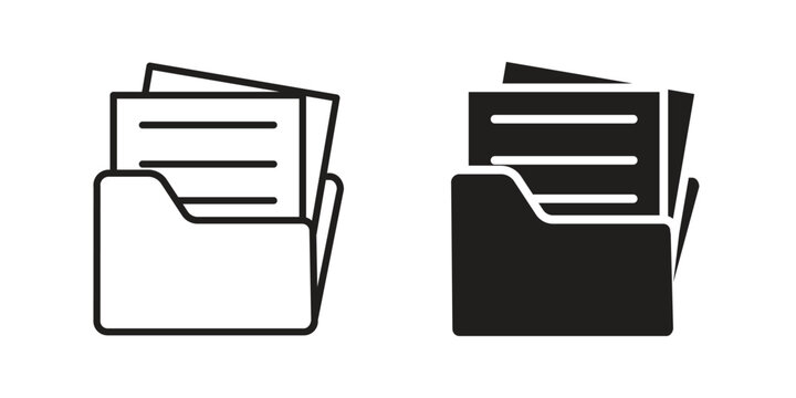 File icon for mobile application, button and website design.