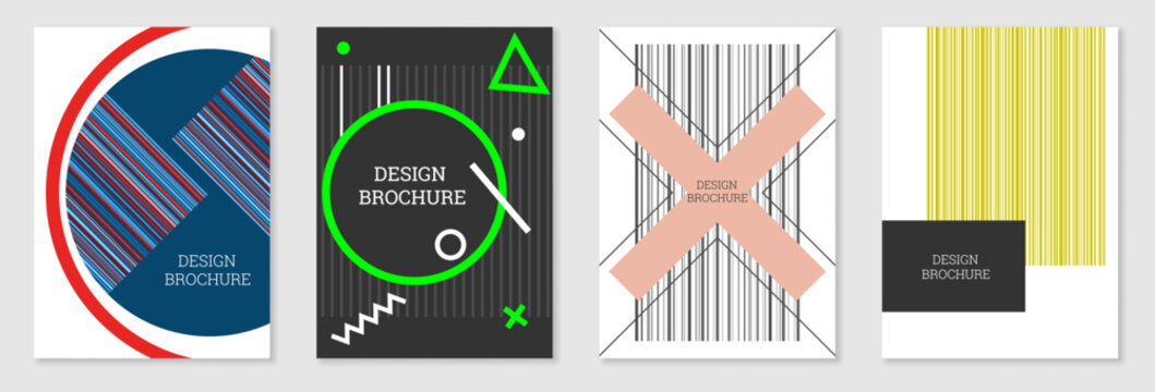 Ascetic cover design, vector