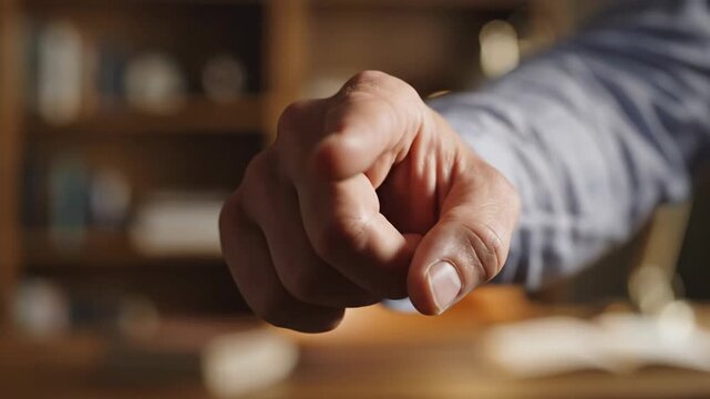 Pointing finger