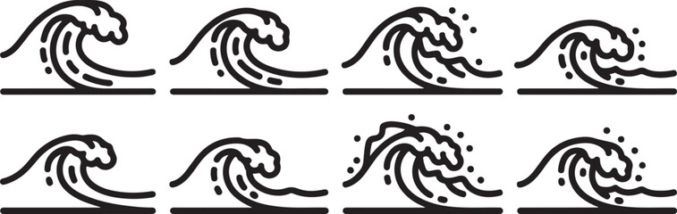 Illustrations of a snail's shell spiraling patterns Vector © Runa