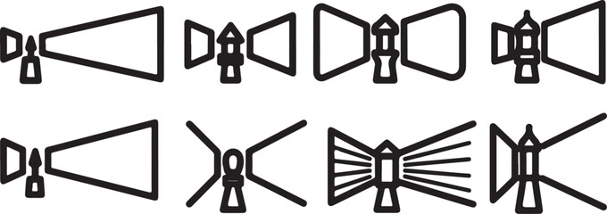 A collection of 12 different types of architectural roof designs Vector © Runa