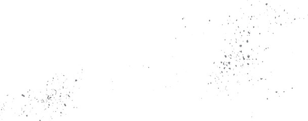 Obraz premium Grey speckle splatter overlay on white background grunge