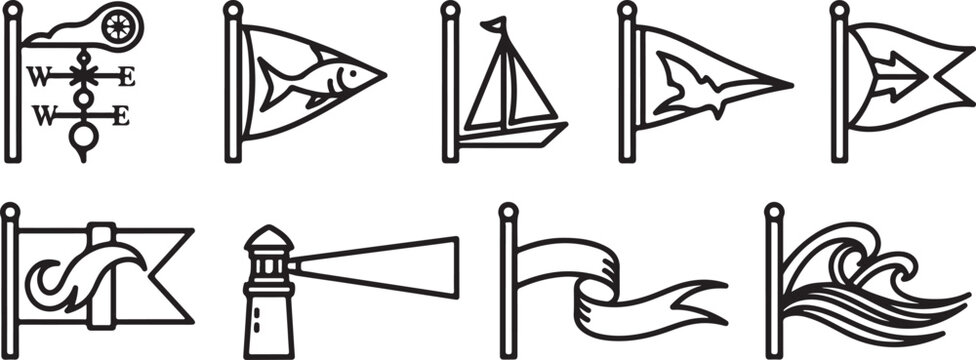 Illustrations of various simple machines and tools Vector