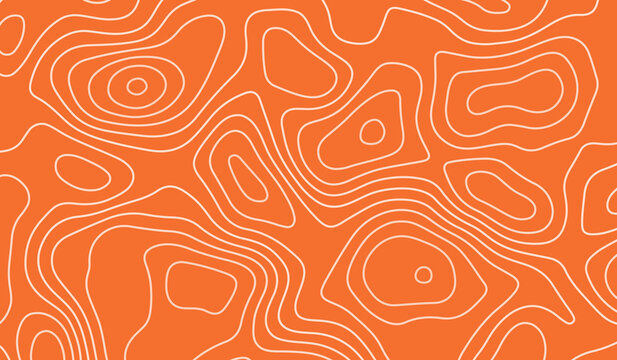 Salmon pattern. Sushi texture. Salmons orange background for sushis. Line patern meat. Packing fish tuna, trout. Smoked food. Skin waves beef. Abstract lines steak. Flesh seafood. Vector illustration