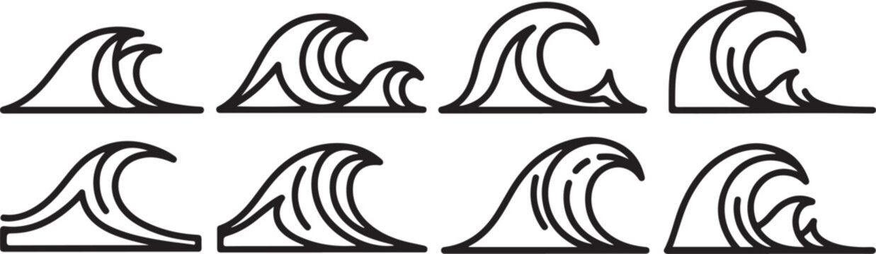 Handwritten calligraphy practice in black ink on white paper Vector