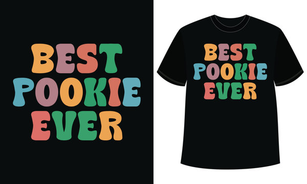 Best Pookie Ever Cute Relationship Love T Shirt Design