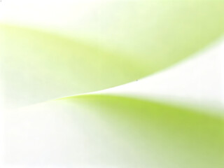 Naklejka premium Minimalist lime green abstract background, soft blurred organic curves, ethereal light and airy texture for wellness and spa branding isolated on White Background