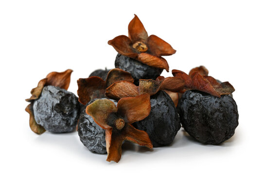 Dried diospyros lotus or wild persimmon