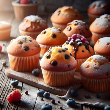 dolci muffin al cioccolato paste torte cucina fatto in casa cucina