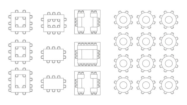 Collection of abstract geometric and mathematical symbols on a white background Vector
