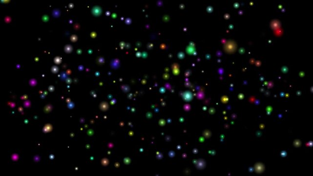 Abstract soft purple bokeh particles drifting slowly through light leak transitions and blurred background, shining glitter motion graphic, anniversary celebration and professional music video vfx,