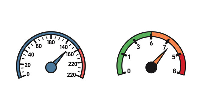 Engine performance Line art simple minimal abstract vector