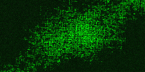 Obraz premium A futuristic digital background featuring an abstract pattern of glowing green binary code numbers flowing in a high-tech matrix design for a data science wallpaper