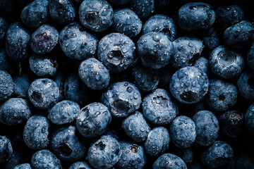 Blueberries closeup macro detail  © carinne