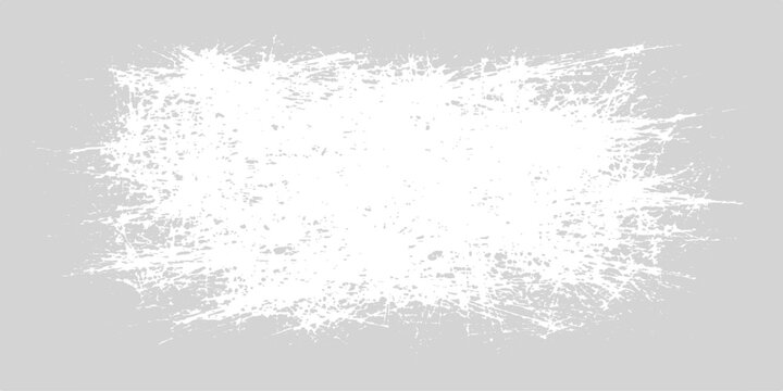 A textured abstract white splatter or brushstroke effect against a neutral gray background creates a dynamic visual high quality professional detailed