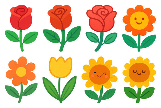Cartoon Flowers
