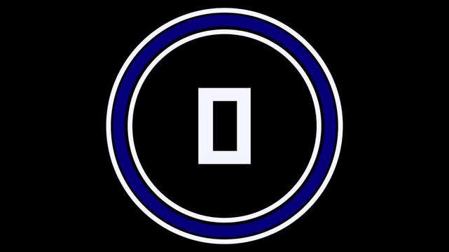 countdown blue round 5 to 0